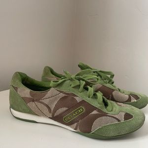 Coach Brown & Green Sneakers